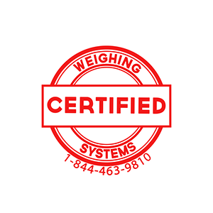 this image display Certified Weighing System's logo