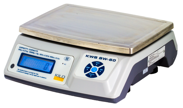 Small image displaying the Kilotech KWS-SW Series Compact Bench Scale offered by Certified Weighing Systems