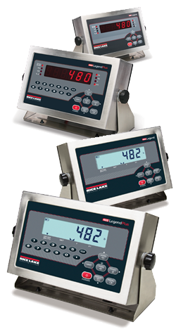 A small image displaying the Rice Lake 480 Legend Series Digital Indicator that is offered by Certified Weighing Systems 