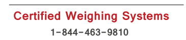 small branding image dispalying Certified Weighing Systems contact number